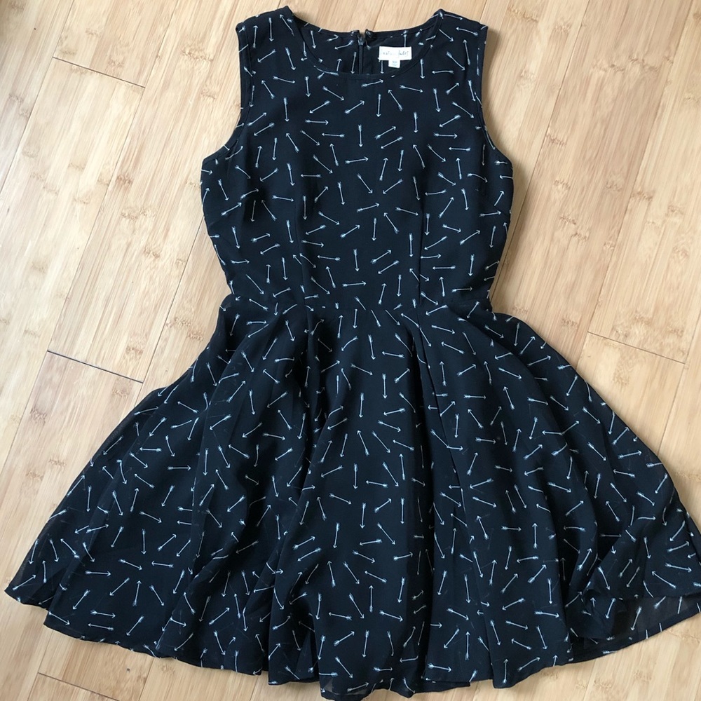 Maison Jules Fit and Flare Arrow Dress